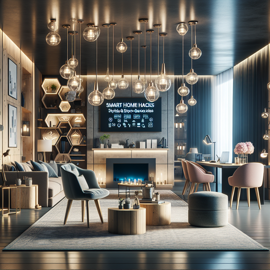 Smart Home Hacks: Stylish & Space-Saving Decor Ideas
