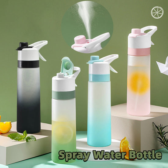 Spray Water Bottle – Large Capacity Mist & Drink | Sports Travel Gym Bottle