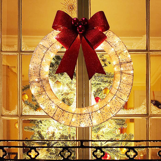 LED Christmas Wreath 50cm